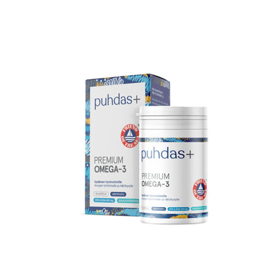 Puhdas+ Premium Omega-3 90 kaps.
