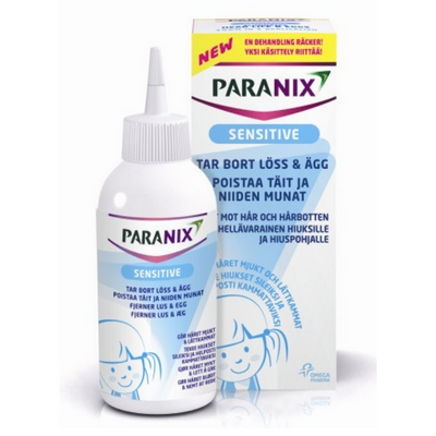 Paranix Sensitive -liuos päätäiden hoitoon 150 ml