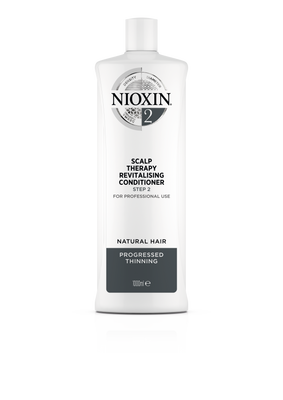 NIOXIN System 2 Scalp Revitalizer -Hoitoaine Käsittelemättömille, selvästi ohentuneille hiuksille -Eri pakkauskokoja