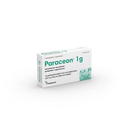 Paraceon 1 g peräpuikko 10 fol