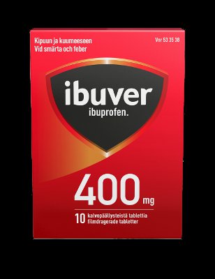 IBUVER 400 mg tabl eri kokoja