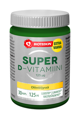Super D-vitamiini 125 mikrog 30 kaps