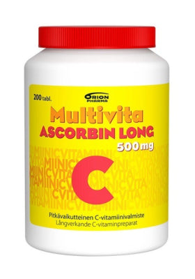 Multivita Ascorbin Long 500 mg - 200 tablettia