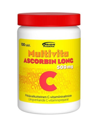 Multivita Ascorbin Long 500 mg - 100 tablettia