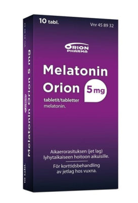 MELATONIN ORION 5 mg tabl 10 fol