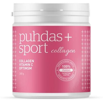 Puhdas+ Sport Collagen & C-vitamiini & OptiMSM 270 g