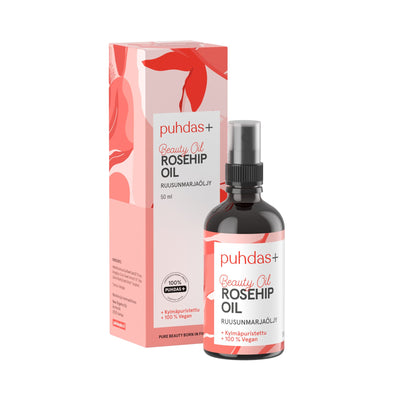 Puhdas+ Beauty Oil Rose hip - Ruusunmarjaöljy 50 ml