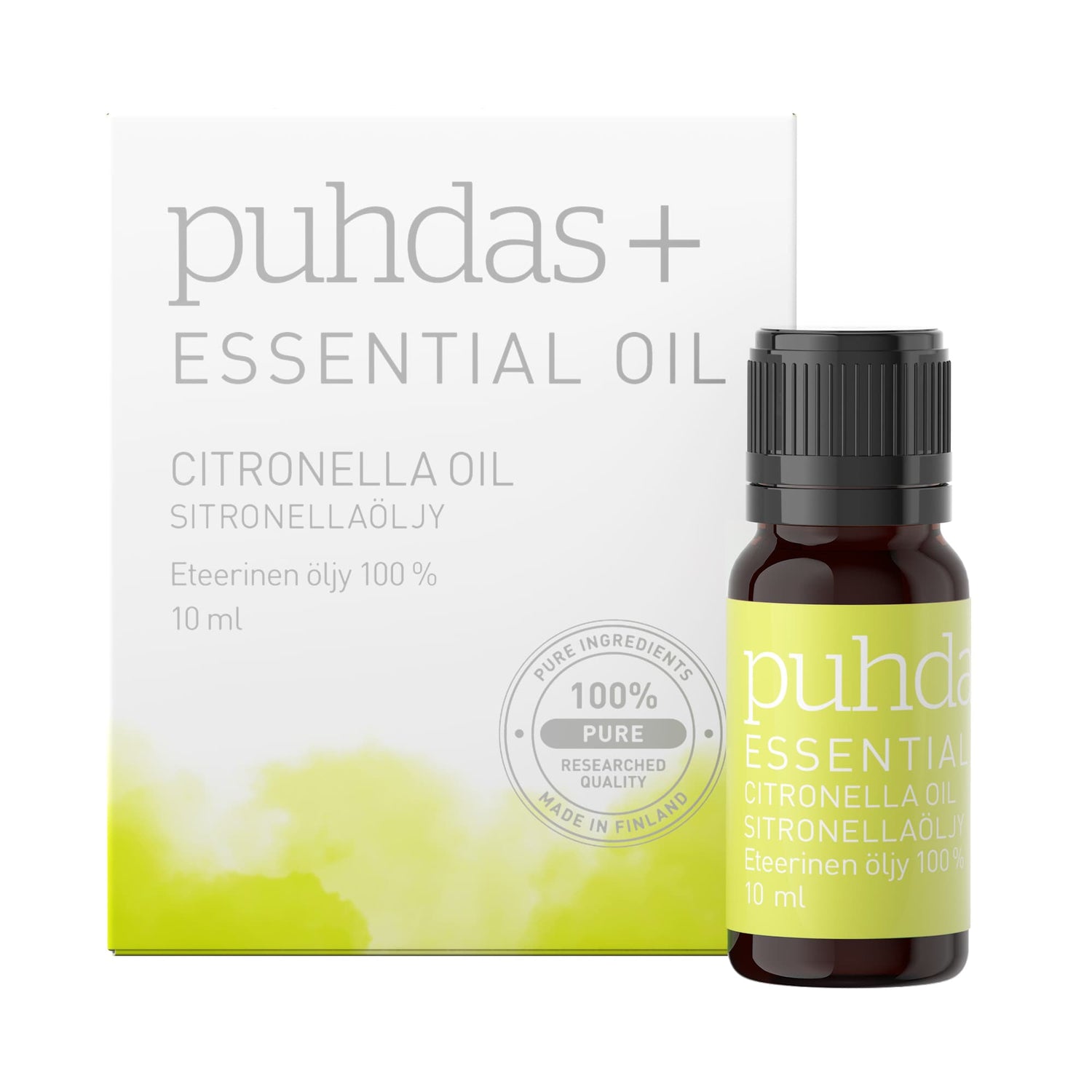Puhdas+ Eteerinen sitronellaöljy 10 ml