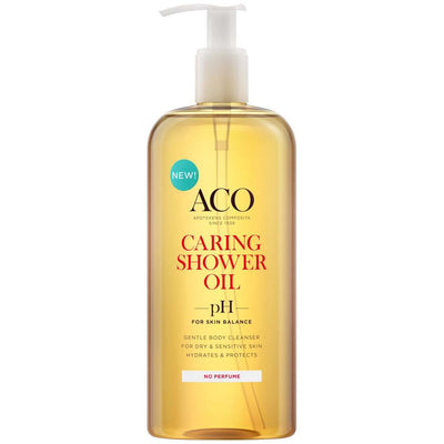 ACO Body Caring Shower oil -suihkuöljy -hajusteeton