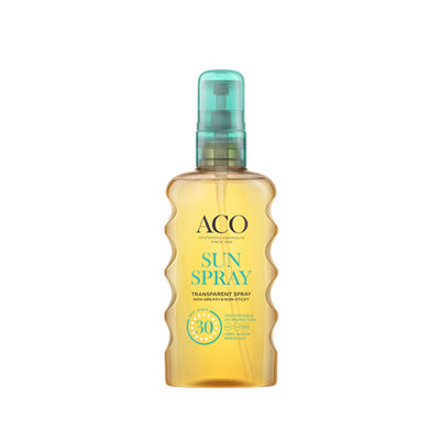 ACO Sun Transparent Spray SPF30 -läpinäkyvä aurinkospray