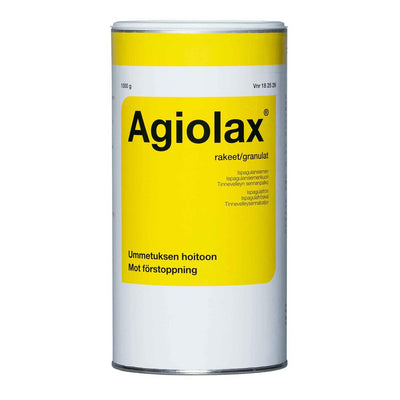 Agiolax kasvirohdosvalmiste ummetuksen lyhytaikaiseen hoitoon - eri kokoja