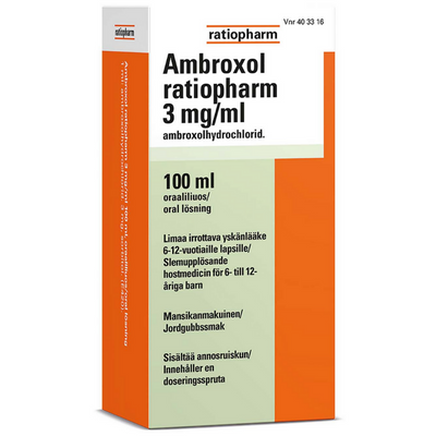 Ambroxol ratiopharm 3 mg/ml