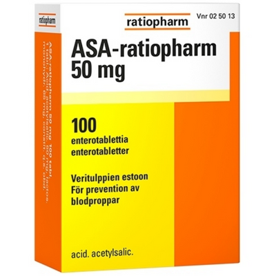 ASA-ratiopharm 50 mg