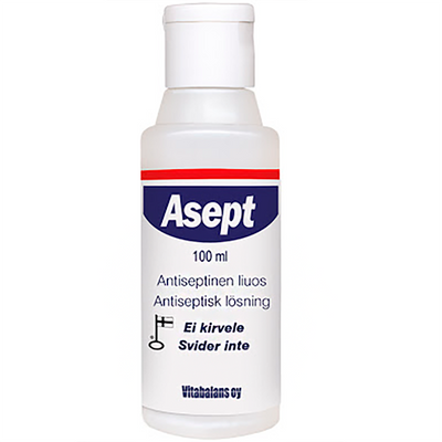 Asept-liuos 100 ml