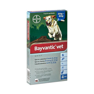 Bayvantic Vet 25-40 kg koirille - 400/2000 mg/ml