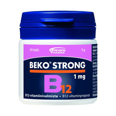 Beko Strong B12 1 mg nieltävä tabletti 30 kpl