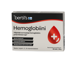 Bertil's Hemoglobiini 60 tabl. - Apteekkiplus.fi