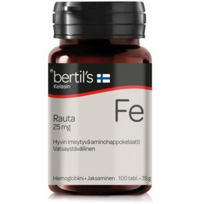 Bertil's Kelasin Rauta 25 mg