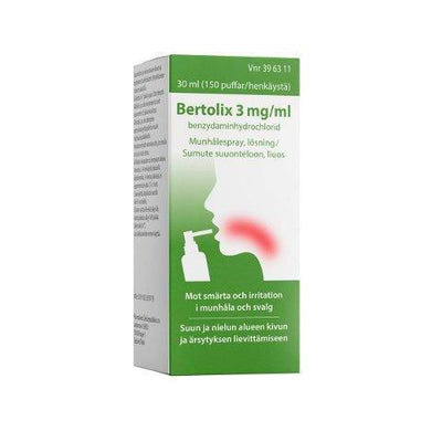 Bertolix 3 mg/ml -suusumute