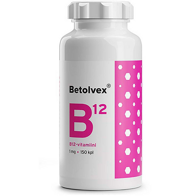 Betolvex 1 mg B12-vitamiini -eri kokoja