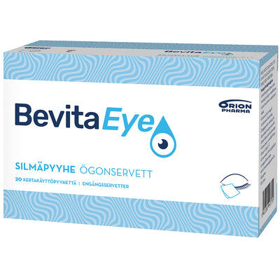 Bevita Eye silmäpyyhe 20 kpl