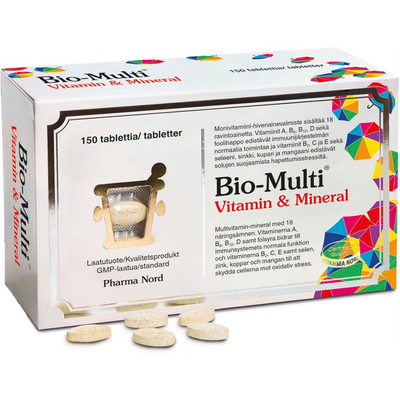 Bio-Multi Vitamin & Mineral -vitamiini-kivennäisainevalmiste