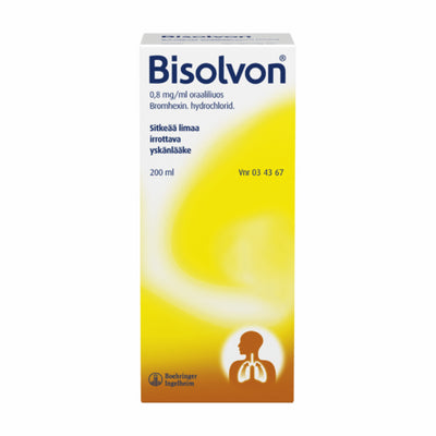 Bisolvon 0,8 mg/ml -oraaliliuos