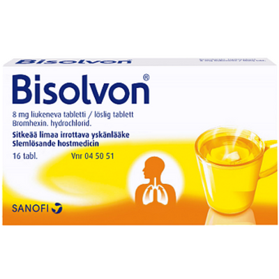 Bisolvon 8 mg liukeneva tabletti