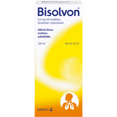 Bisolvon 0,8 mg/ml -oraaliliuos