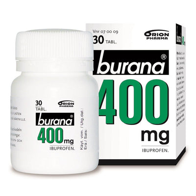 Burana 400 mg tabletti - eri kokoja
