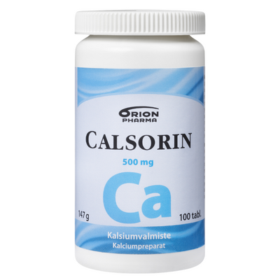 Calsorin 500 mg 100 tablettia