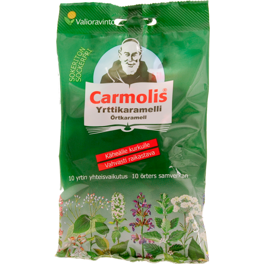 Carmolis yrttikaramelli sokeroimaton