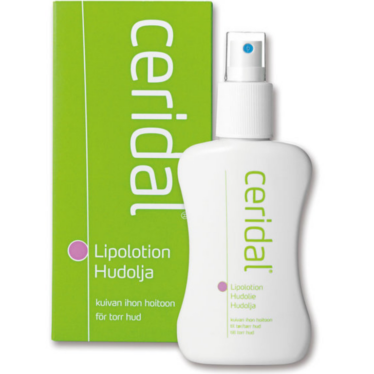 Ceridal Lipolotion ihoöljy spray – Apteekkiplus.fi