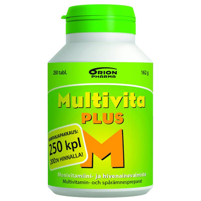 Multivita Plus - 250 tablettia KAMPANJAPAKKAUS