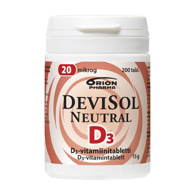 DeviSol Neutral 20 mikrog 200 tablettia