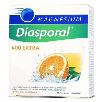 Diasporal magnesium 400 Extra juomajauhe