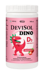 Devisol Dino Mansikka 10 mikrog -pureskeltava D-vitamiini -Eri pakkauskokoja