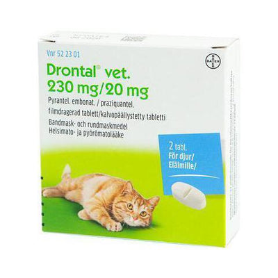 Drontal Vet 230/20 mg matolääke kissoille