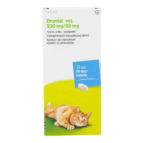 Drontal Vet 230/20 mg matolääke kissoille