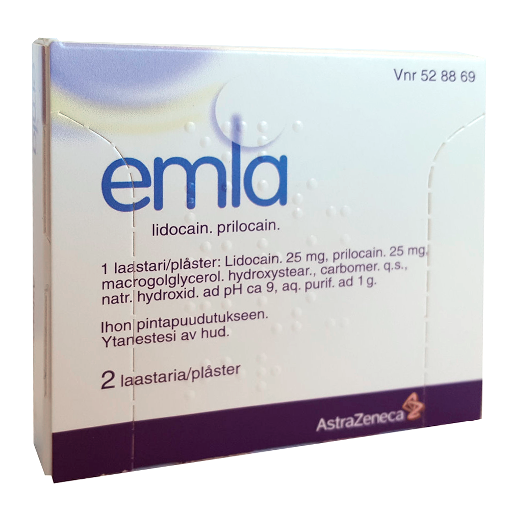 Emla 25/25 mg -lääkelaastari