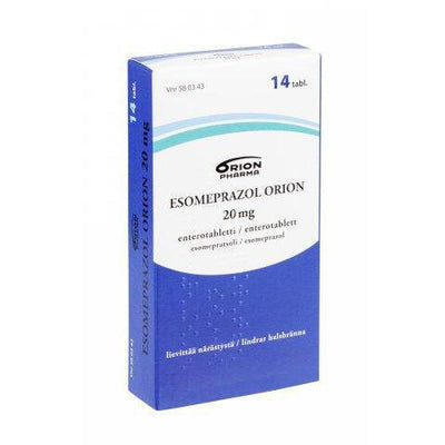Esomeprazol Orion 20 mg tabletti