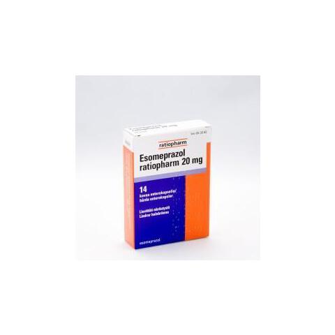 Esomeprazol ratiopharm 20 mg kapseli
