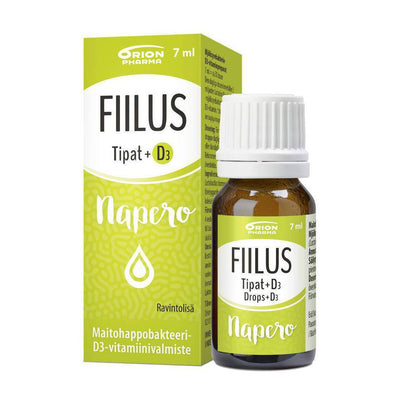 FIILUS NAPERO DROPS +D3 7 ml