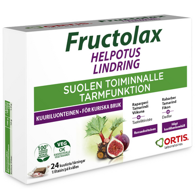 Fructolax Helpotus kuutio -eri kokoja