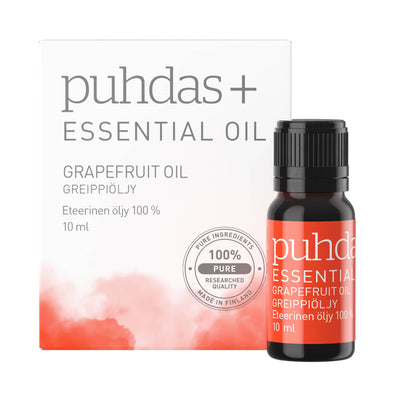 Puhdas+ Eteerinen greippiöljy 10 ml