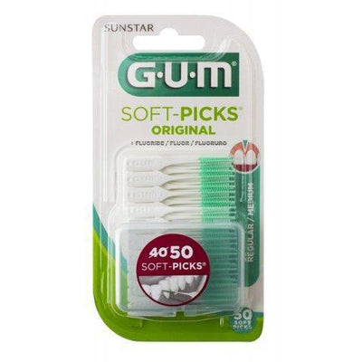 GUM Soft-Picks + fluoride harjatikku regular 50 kpl
