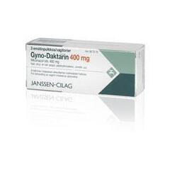 Gyno-Daktarin 400 mg hiivan hoitoon 3 emätinpuikkoa
