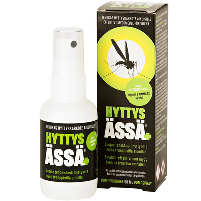 Hyttysässä+ pumppusuihke -tehokas suoja hyttysiä vastaan