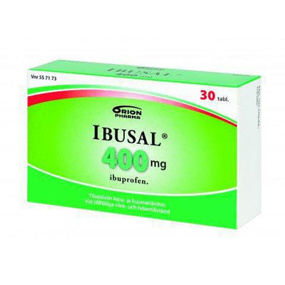 IBUSAL  400 mg tabletti -eri kokoja