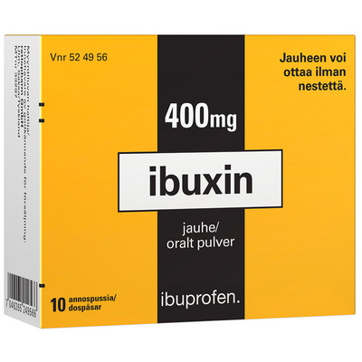 Ibuxin 400 mg jauhe - eri kokoja